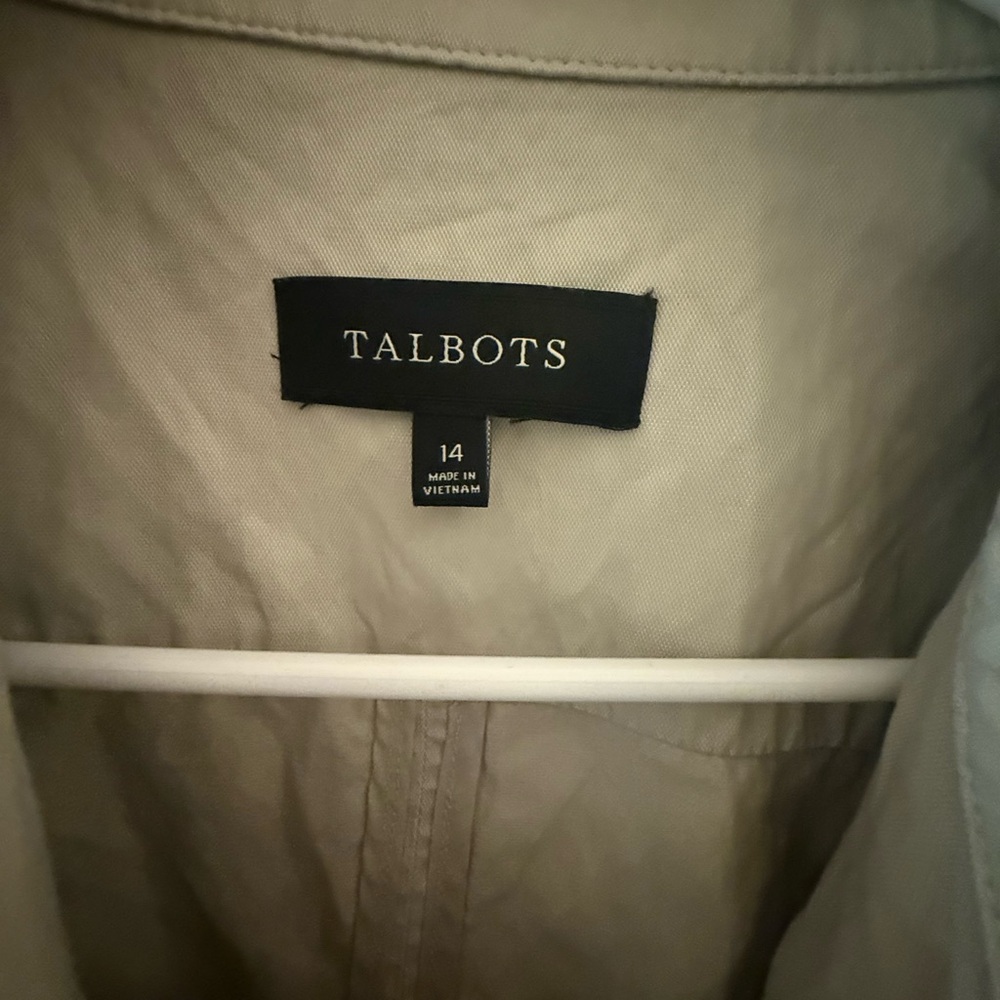 Talbots Light Tan Utility Jacket - image 3
